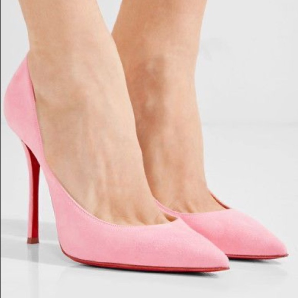 CHRISTIAN LOUBOUTIN Decoltish Suede 100mm - Picture 6 of 6